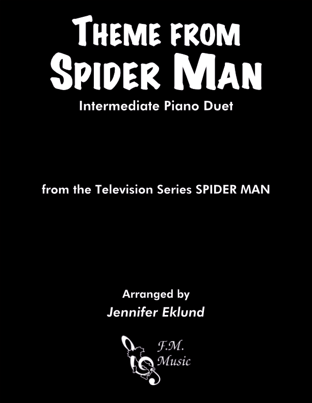 Spider Man Theme (Intermediate Piano Duet)